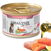Консервирана храна за малки котенца HEALTHY MEAT All days Kitten Salmon с прясна сьомга